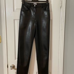 Aritzia Melina Vegan Leather Pants